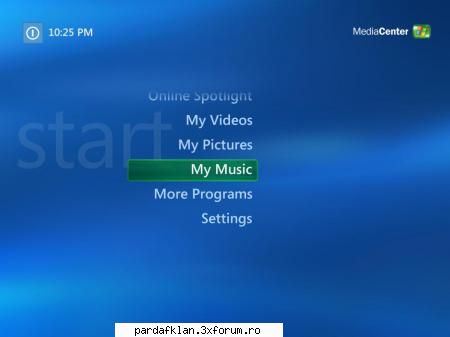 cam asa arata winxp media center edition pograme